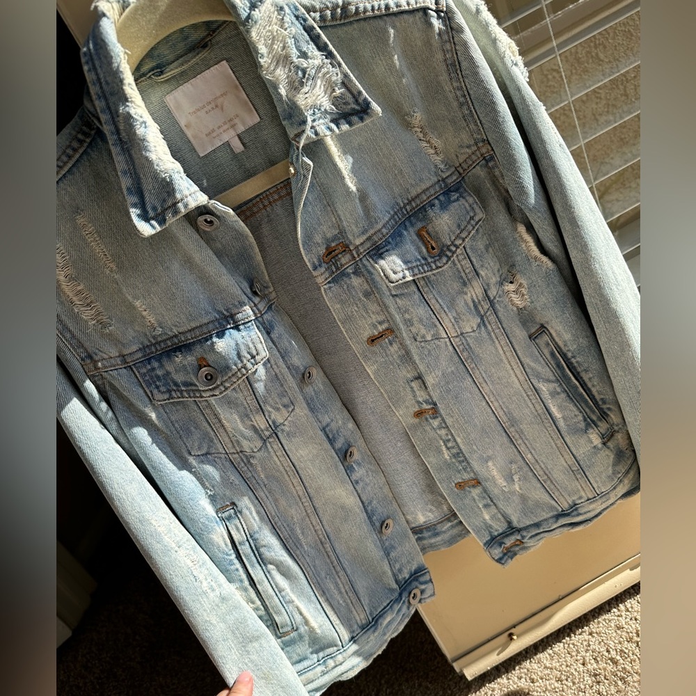 Zara trafaluc Denim Jeans Jacket XS